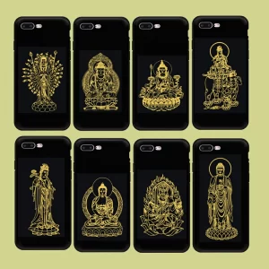 Twelve Zodiac Guardian Gods Mobile Phone Metal Stickers Copper Plated Metal Stickers