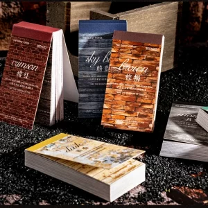 50 sheet Natural Artist Series Washi Paper Material Book Art Handbook DIY Decoration Primer Sticker Book