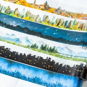Embark on an Endless Journey Series PET Tape Scenery Travel Notes DIY Loop PET Stickers