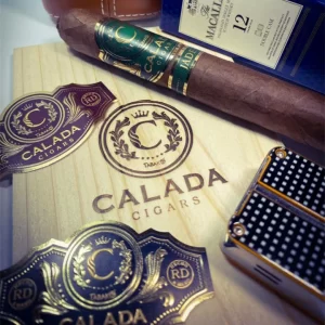 Custom Cigar Rings Embossed Gold Foil Waterproof Personalized Cigar Bands Sticker Label for Cigars Packaging