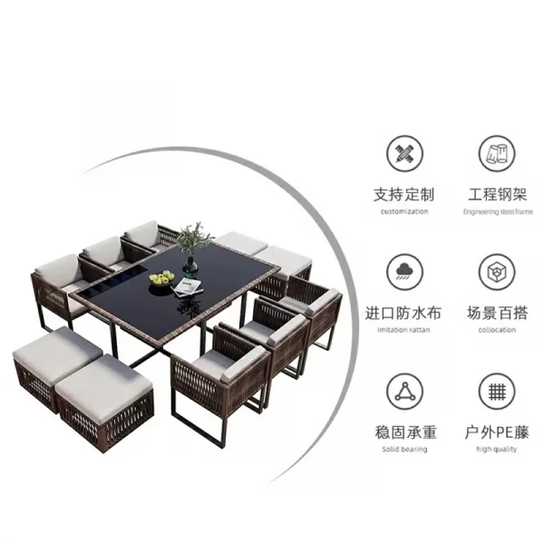 Outdoor tables and chairs (1)