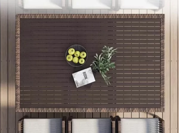 Outdoor tables and chairs (10)