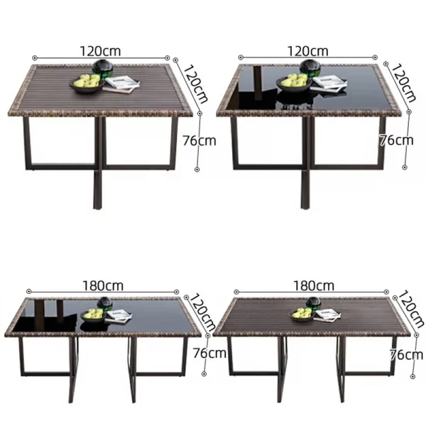 Outdoor tables and chairs (15)