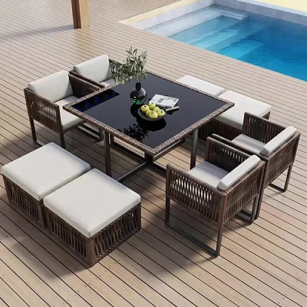 Outdoor tables and chairs (20)