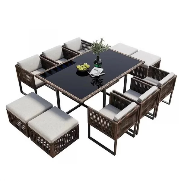 Outdoor tables and chairs (4)