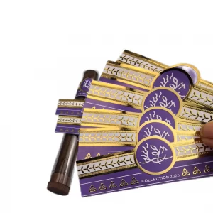 Custom German Precision Printing Gold Foil Embossed Luxury Finish Cigar Band Zigarren Etiketten Ring Labels