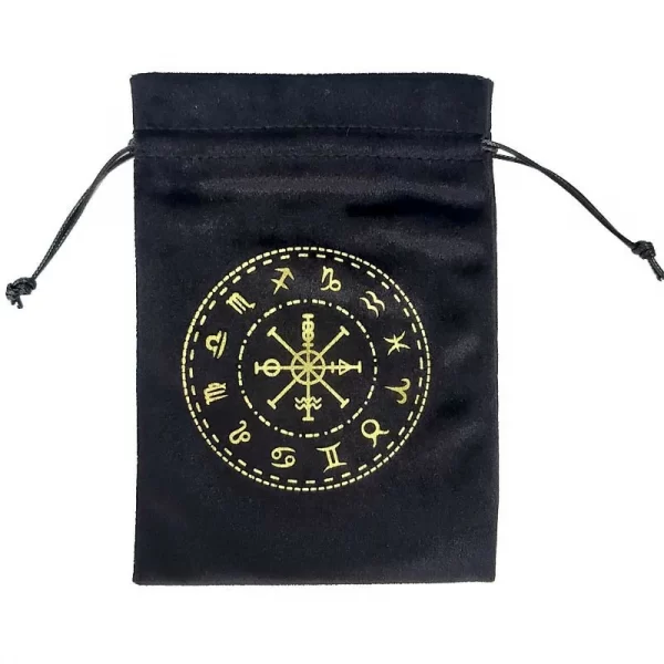 13x18 Tarot Card Bag for Twelve Constellations, Small Item Storage Bag, Jewelry Crystal Stone Storage Bag (5)