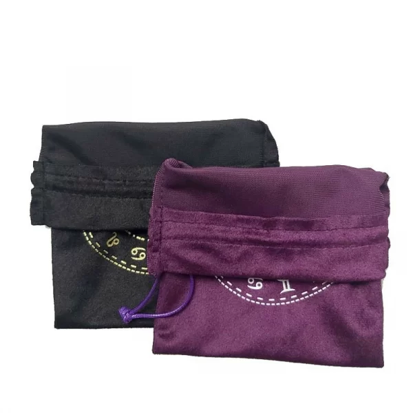 13x18 Tarot Card Bag for Twelve Constellations, Small Item Storage Bag, Jewelry Crystal Stone Storage Bag (6)