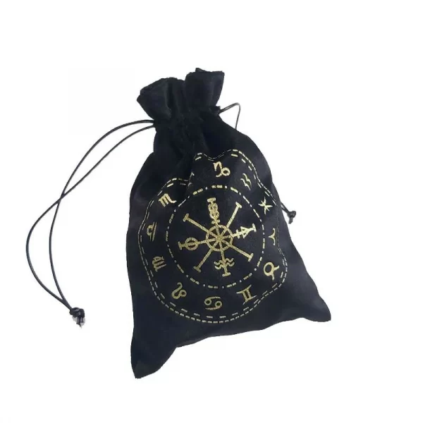 13x18 Tarot Card Bag for Twelve Constellations, Small Item Storage Bag, Jewelry Crystal Stone Storage Bag (7)