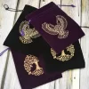 13x18 Tree of Life Velvet Card Bag Small Items Jewelry Crystal Stone Storage Bag Owl Bag Black (5)