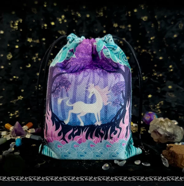 13x18cm Tarot Bag New Colorful Animal Printed Velvet Bag Christmas Gift Accessories Bundle Pocket Storage (12)