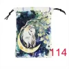 13x18cm Tarot Bag New Colorful Animal Printed Velvet Bag Christmas Gift Accessories Bundle Pocket Storage (15)