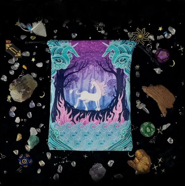 13x18cm Tarot Bag New Colorful Animal Printed Velvet Bag Christmas Gift Accessories Bundle Pocket Storage (16)