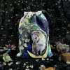 13x18cm Tarot Bag New Colorful Animal Printed Velvet Bag Christmas Gift Accessories Bundle Pocket Storage (3)