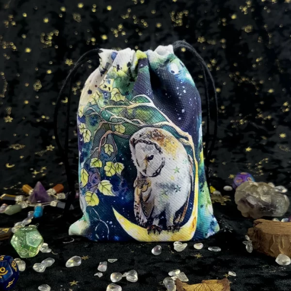 13x18cm Tarot Bag New Colorful Animal Printed Velvet Bag Christmas Gift Accessories Bundle Pocket Storage (3)