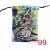 13x18cm Tarot Bag New Colorful Animal Printed Velvet Bag Christmas Gift Accessories Bundle Pocket Storage (4)