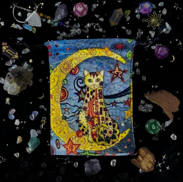 13x18cm Tarot Bag New Colorful Animal Printed Velvet Bag Christmas Gift Accessories Bundle Pocket Storage (5)