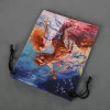 14x18cm double-sided velvet bag, Christmas and Halloween gift bag, small item storage gift bag (4)