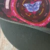 2024 New Animal Butterfly Spirit Pendant Ceremony Pad Rubber Round Mouse Pad Tarot Pad (12)