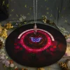 2024 New Animal Butterfly Spirit Pendant Ceremony Pad Rubber Round Mouse Pad Tarot Pad (16)
