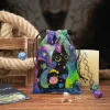 2024 New Cat Crystal Velvet Bag Animal Card Speed Pocket Tarot Card Bag Storage Bag Gift Bag (17)