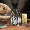 2024 New Cat Crystal Velvet Bag Animal Card Speed Pocket Tarot Card Bag Storage Bag Gift Bag (3)