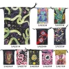 2024 New Colorful Animal Snake Velvet Bag Card Speed Pocket Tarot Card Storage Bag Crystal Gem Gift Bag (13)