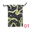 2024 New Colorful Animal Snake Velvet Bag Card Speed Pocket Tarot Card Storage Bag Crystal Gem Gift Bag (17)