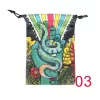 2024 New Colorful Animal Snake Velvet Bag Card Speed Pocket Tarot Card Storage Bag Crystal Gem Gift Bag (19)