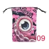 2024 New Colorful Animal Snake Velvet Bag Card Speed Pocket Tarot Card Storage Bag Crystal Gem Gift Bag (25)