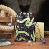 2024 New Colorful Animal Snake Velvet Bag Card Speed Pocket Tarot Card Storage Bag Crystal Gem Gift Bag (28)