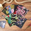 2024 New Colorful Animal Snake Velvet Bag Card Speed Pocket Tarot Card Storage Bag Crystal Gem Gift Bag (29)