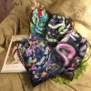 2024 New Colorful Animal Snake Velvet Bag Card Speed Pocket Tarot Card Storage Bag Crystal Gem Gift Bag (6)