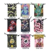2024 New Colorful Animal Snake Velvet Bag Card Speed Pocket Tarot Card Storage Bag Crystal Gem Gift Bag (7)