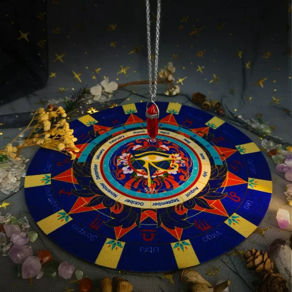 2024 New Constellation Spirit Pendant Ceremony Pad Horus Eye Rubber Mouse Pad Yes No Spirit Pendant Pad (17)