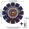 2024 New Constellation Spirit Pendant Ceremony Pad Horus Eye Rubber Mouse Pad Yes No Spirit Pendant Pad (6)