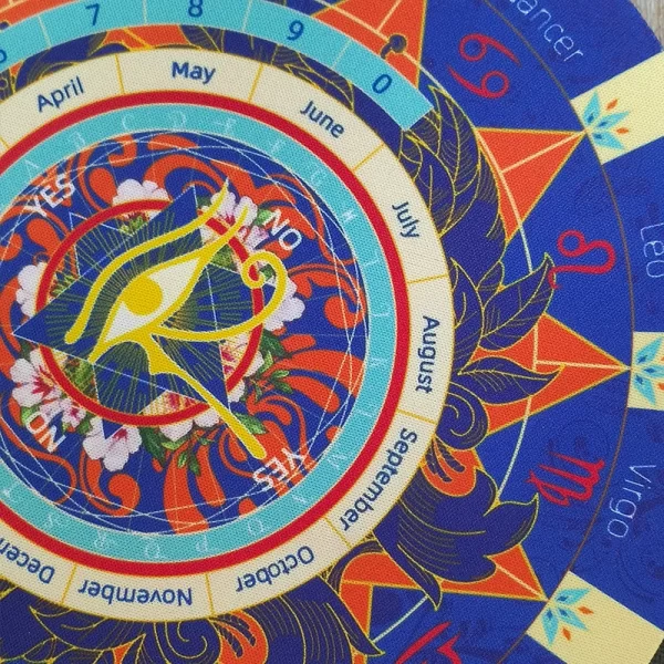 2024 New Constellation Spirit Pendant Ceremony Pad Horus Eye Rubber Mouse Pad Yes No Spirit Pendant Pad (7)