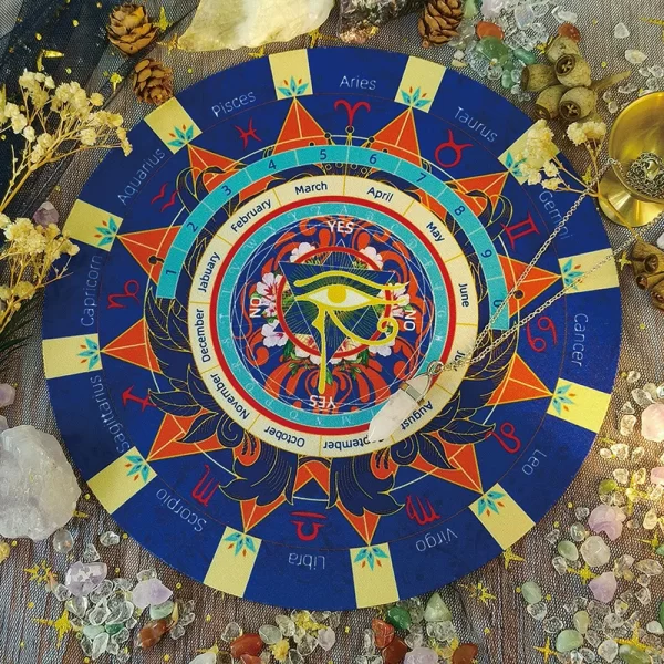 2024 New Constellation Spirit Pendant Ceremony Pad Horus Eye Rubber Mouse Pad Yes No Spirit Pendant Pad (9)