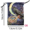 2024 new color velvet bag drawstring drawstring, animal crow brand bag, cloth bag, jewelry bag, gift bag (14)