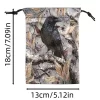 2024 new color velvet bag drawstring drawstring, animal crow brand bag, cloth bag, jewelry bag, gift bag (24)