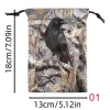 2024 new color velvet bag drawstring drawstring, animal crow brand bag, cloth bag, jewelry bag, gift bag (7)