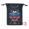 2024 new double-sided color printed butterfly velvet cloth bag, animal card speed pocket, tarot bag, storage bag, gift bag (10)