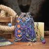 2024 new double-sided color printed butterfly velvet cloth bag, animal card speed pocket, tarot bag, storage bag, gift bag (5)