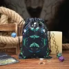 2024 new double-sided color printed butterfly velvet cloth bag, animal card speed pocket, tarot bag, storage bag, gift bag (7)