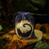 Black Cat Double sided Color Printed Velvet Bag Lise Velvet Talob Bag Tarot Table Bag Gift Bundle Pocket Crystal Bag (3)