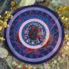 Black Cat Spirit Mat, Twelve Constellations Decision Mat, Rubber Mouse Mat, Tarot Card Mat, Decorative Mat Pendulum (10)