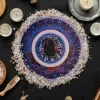 Black Cat Spirit Mat, Twelve Constellations Decision Mat, Rubber Mouse Mat, Tarot Card Mat, Decorative Mat Pendulum (13)