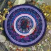 Black Cat Spirit Mat, Twelve Constellations Decision Mat, Rubber Mouse Mat, Tarot Card Mat, Decorative Mat Pendulum (8)