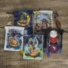 Colorful double-sided animal velvet bag, thick velvet tarot card bag, portable speed pocket, Christmas gift bag (10)