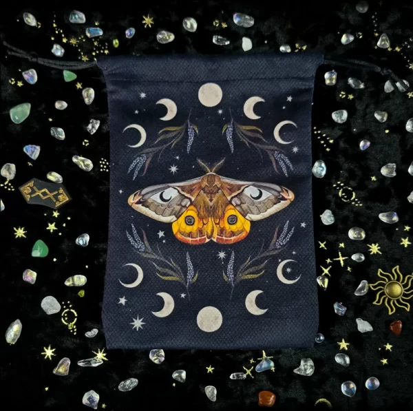 Composite velvet bag, Christmas and Halloween gift, crystal small item storage gift bag (1)